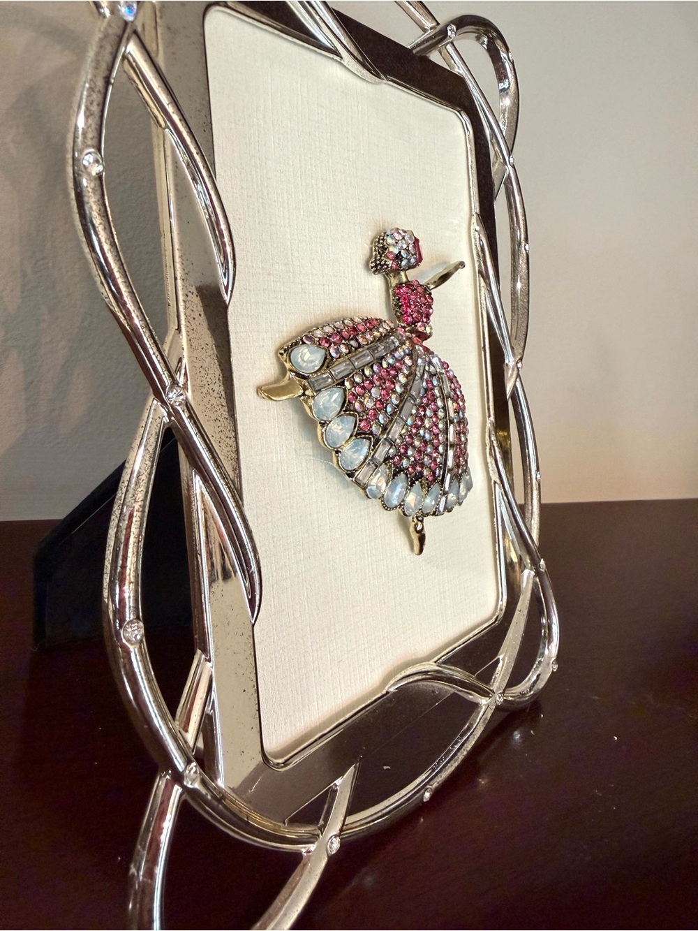 Rhinestone Ballerina Framed Mini Art - Picture 9 of 11